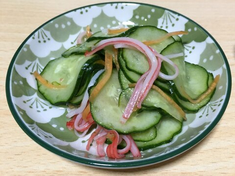 らっきょ酢で簡単酢の物！